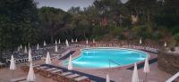 Plan piętra w obiekcie Charmant appartement Village Restanques de Saint Tropez