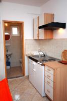 a small kitchen with a sink and a toilet at Apartments with a parking space Podaca, Makarska - 4747 in Podaca
