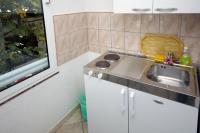 a small kitchen with a sink and a window at Apartments with a parking space Podaca, Makarska - 4747 in Podaca