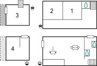 Plan piętra w obiekcie Cozy Home In Stara Dobrzyca With Wifi