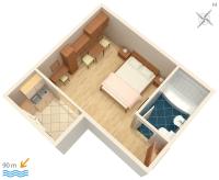Posezení v ubytování Apartments by the sea Igrane, Makarska - 5266
