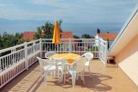 Balkón alebo terasa v ubytovaní Apartments and rooms with parking space Njivice, Krk - 5398