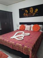 Postel nebo postele na pokoji v ubytování B&B NAMO PHUKET