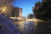 Rehabilitační sanatorium - Lázně Darkov v zimě