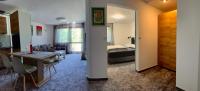 A bed or beds in a room at 659 apartments