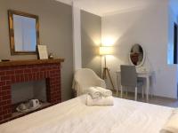 Posteľ alebo postele v izbe v ubytovaní Villa Christina Skiathos