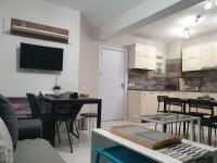 Kuchyň nebo kuchyňský kout v ubytování New The Twins Varna Two-Bedroom, Apt 5 at 15 Tsani Ginchev Street, floor 3
