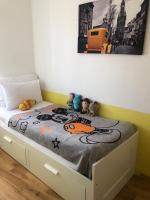 Posteľ alebo postele v izbe v ubytovaní Apartment Tashi, Korzo - Rijeka, 2 bedrooms