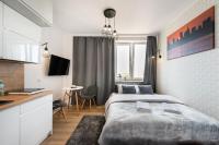 Posteľ alebo postele v izbe v ubytovaní City Centre High Floor View Apartments