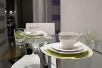 Príslušenstvo na prípravu kávy alebo čaju v ubytovaní Apartament Świętokrzyska
