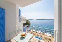 Balkón alebo terasa v ubytovaní Greek Beach House Complex A5