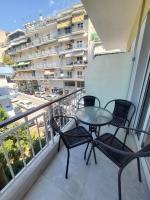 Balkón nebo terasa v ubytování Kavala silver apartment