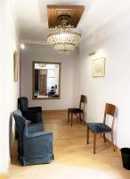 A seating area at Hostal San Martin