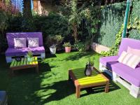 Zahrada ubytování La Casa Bonita Cercedilla