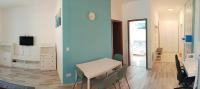 Televízia a/alebo spoločenská miestnosť v ubytovaní Happy Bunnies Apartman II - Siófok