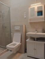 Kúpeľňa v ubytovaní Happy Bunnies Apartman II - Siófok