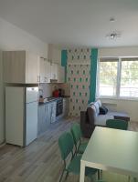 Kuchyňa alebo kuchynka v ubytovaní Happy Bunnies Apartman II - Siófok