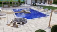 Půdorys ubytování Apartments with a swimming pool Kampor, Rab - 15305