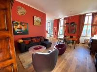 Część wypoczynkowa w obiekcie Magnifique appartement 8 couchages dans villa historique