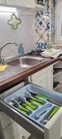 A kitchen or kitchenette at La Casetta di Meta