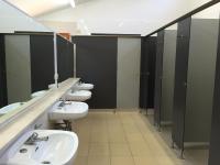 Koupelna v ubytování Bungalows - Càmping El Solsonès