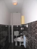 a bathroom with a white toilet and a sink at Apartments with a parking space Betina, Murter - 17478 in Betina