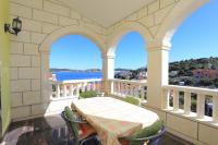 Balkón alebo terasa v ubytovaní Apartments by the sea Cove Ostricka luka, Rogoznica - 17086