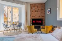 Część wypoczynkowa w obiekcie SPACIEUX STUDIO HAUT PLAFOND PROCHE MONACO