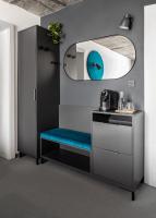 Kuchyň nebo kuchyňský kout v ubytování Boutique Hotel Mezi švy