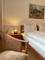 Łóżko lub łóżka w pokoju w obiekcie Apartment Ploner
