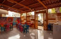 Et opholdsområde på Hostal El Bando