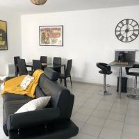 Půdorys ubytování Joli appartement récent tout confort parking privé