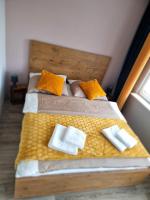 Posteľ alebo postele v izbe v ubytovaní Apartament Luxusowe Karkonosze