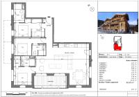 Plan piętra w obiekcie Echo du Pleney B103