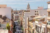 A general view of Málaga or a view of the city taken from Az apartmant