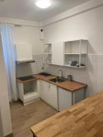 Kuchyň nebo kuchyňský kout v ubytování Art Atelier Apartments