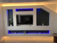 Televízia a/alebo spoločenská miestnosť v ubytovaní Appartement 55m² Brest Recouvrance
