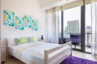 Postel nebo postele na pokoji v ubytování Silverene Tower, Dubai Marina - Mint Stay