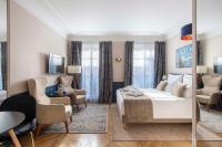 Posezení v ubytování LE BEAU MARAIS - Luxury Apartments, AIR COND, LIFT
