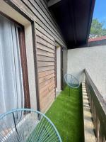 Balkón alebo terasa v ubytovaní Maison chaleureuse entre pins et océan