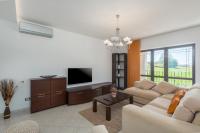 TV a/nebo společenská místnost v ubytování Apartment Mihael with pool and beautiful garden