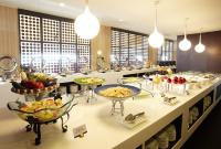 a buffet line with many different types of food at Chiayi Maison de Chine Hotel in Chiayi City