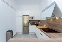 Kuchyň nebo kuchyňský kout v ubytování Beach Apartment Montemarcarihuela
