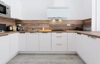 Kuchyň nebo kuchyňský kout v ubytování Beach Apartment Montemarcarihuela