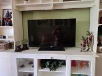 TV a/nebo společenská místnost v ubytování Apartamento completo con piscina comunitaria y patio exterior