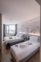 B&B Hotel Budapest Cityにあるベッド