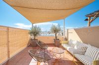 Balkon lub taras w obiekcie Malaga Centro Terraza Rosaleda