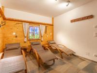 Posezení v ubytování Green Garden Lodge B3
