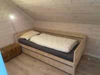 Postel nebo postele na pokoji v ubytování 6 person holiday home in Rubbestadneset