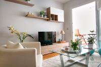 TV a/nebo společenská místnost v ubytování Living4Malaga Reding Superior Apartment